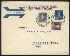 ARGENTINA Airmail Cover Sent From Buenos Aires To Switzerland On 15/NO/1929 Fran - Other & Unclassified