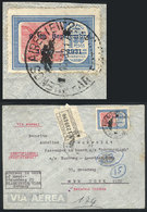 ARGENTINA Registered Airmail Cover Sent To New York On 7/OC/1932 TO REACH A PASS - Other & Unclassified