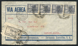 ARGENTINA 11/FE/1934 SAN JULIAN (Santa Cruz) - Buenos Aires, Registered Airmail - Altri & Non Classificati