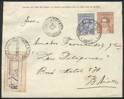 ARGENTINA 5c. PS Cover + GJ.754, Sent By Registered Mail To Buenos Aires On 11/M - Autres & Non Classés