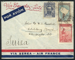 ARGENTINA 3/JUL/1940 Buenos Aires - Switzerland, Airmail Cover Sent By Condor-LA - Other & Unclassified