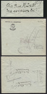 ARGENTINA "VERY RARE AUXILIARY MARK Used In Buenos Aires: Official Envelope Of T - Altri & Non Classificati