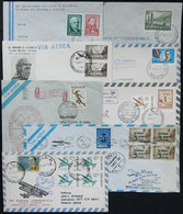 ARGENTINA 8 Covers Flown Between 1949 And 1975, First Flights Or Special Flights - Autres & Non Classés