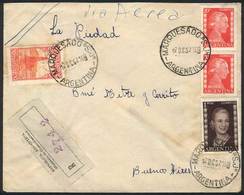 ARGENTINA Cover With Nice Postage Of $1.90 Sent By Registered Mail To Buenos Air - Altri & Non Classificati