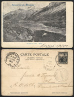 ARGENTINA Incan Bridge, Souvenir PC Of Mendoza, Sent To Sauce (Uruguay) In AP/19 - Argentine