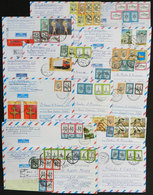 BELARUS 14 Modern Covers Sent To Argentina, Nice Postages! - Wit-Rusland