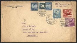 CHILE Official Envelope Of Chile Mail, Sent From LA MINA To Argentina On 5/MAY/1 - Chile