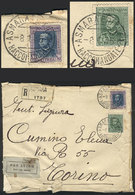 ERITREA Registered Airmail Cover Sent From Asmara To Torino On 8/JA/1936, Franke - Eritrea