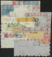 UNITED STATES 7 Airmail Covers Sent To Argentina Between 1934 And 1940, Very Nic - Postal History