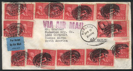 UNITED STATES Airmail Cover Sent From Augusta To Argentina On 8/AP/1940, Spectac - Postal History