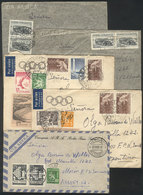 FINLAND 5 Covers Sent In JUL And AU/1952 By Argentine Olympic Marathoner Guiller - Andere & Zonder Classificatie