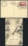 FRANCE Special PC Commemorating The First Flight Arc-En-Ciel To South America, S - Sonstige & Ohne Zuordnung