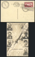 FRANCE Special PC Commemorating The First Flight Arc-En-Ciel To South America, S - Other & Unclassified