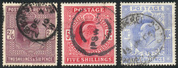 GREAT BRITAIN Sc.139/141, 3 High Values Of 1902, Used, Fine To Excellent Quality - Other & Unclassified