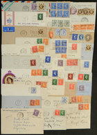 GREAT BRITAIN 39 Covers Used Between 1937 And 1953, Many Sent To Argentina (seve - Dienstmarken