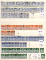 GREAT BRITAIN Several Hundreds Used Definitive Stamps (George VI) Mounted In 2 S - Officials