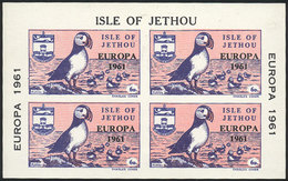 GREAT BRITAIN - JETHOU Private Issue, Europa 1961, Topic BIRDS, Mint With A Tiny - Other & Unclassified