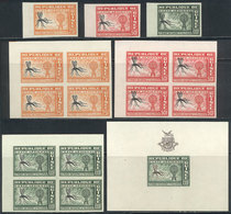 GUINEA Sc.C29/C31, 1962 Malaria, Complete Set Of 3 Values In IMPERFORATE Singles - Guinée (1958-...)