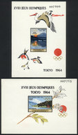 GUINEA Olympic Games Tokyo 1964, 2 Imperforate Souvenir Sheets, MNH, Fine To Exc - Guinea (1958-...)