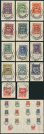 ITALY - TRENTINO "Sc.N33/N45 + N47, 1918 14 Values Of The Set Glued To A Page Ca - Otros & Sin Clasificación