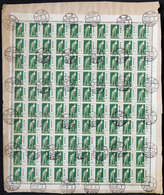JAPAN 2 Large Fragments Of Parcels Posts Franked With A Complete Sheet Of Sc.513 - Otros & Sin Clasificación