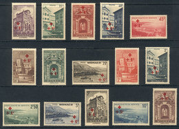 MONACO Sc.B36/B50, 1940 Charity Issue To Collect Funds For Ambulances, 15 Unmoun - Other & Unclassified