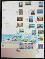 UNITED NATIONS 20 Modern Postal Stationeries, Unused Or With Postmark Of First D - Collezioni & Lotti