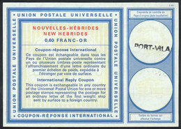 NEW HEBRIDES Rare International Reply Coupon (circa 1973) Of 60c. Franc Or, VF Q - Autres & Non Classés