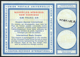 NEW HEBRIDES Rare International Reply Coupon (circa 1973) Of 60c. Franc Or, VF Q - Other & Unclassified