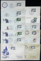 SWEDEN 13 Covers Used Between 1954 And 1959, All With Postmarks Related To Topic - Otros & Sin Clasificación