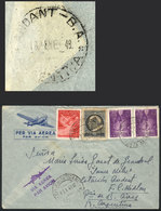VATICAN Airmail Cover Sent To ESTACIÓN ANDANT (Argentina) On 13/JA/1948 With Nic - Autres & Non Classés