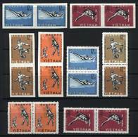 NORTH VIETNAM Yv.345/8, Sport, The Set Of 4 Values In Perforated And Imperforate - Viêt-Nam