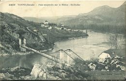 Delcampe - Yenne Pont Suspendu Sur Le Rhone Saint Didier - Yenne