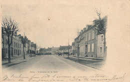 ( CPA 80 )   CRÉCY-EN-PONTHIEU  /  L'Avenue De La Gare - - Crecy En Ponthieu