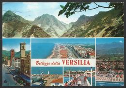 ITALIA REPUBBLICA ITALY REPUBLIC BELLEZZA DELLA VERSILIA CARTOLINA POST CARD VIAGGIATA - Viareggio