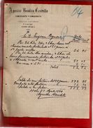 Courrier Espagne Agustin Bendito Castrillo Commerce Céréale Légumes Y Lanas Haro Rioja 23-08?-1899 - écrit En Espagnol - Espagne