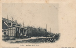 ( CPA 80 )   CRÉCY  /  La Halte De La Forêt - - Crecy En Ponthieu