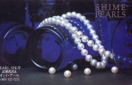 Télécarte Japon (626) JEWELRY- Ring Necklace  Diamond  PEARL -  SCHMUCK  BIJOUX - Bague  Collier  Diamant  PEARL - Mode