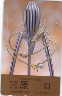 Télécarte Japon (641 JEWELRY- Ring Necklace  Diamond  PEARL -  SCHMUCK  BIJOUX - Bague  Collier  Diamant  PEARL - Mode
