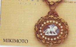 Télécarte Japon (658) JEWELRY- Ring Necklace  Diamond  PEARL -  SCHMUCK  BIJOUX - Bague  Collier  Diamant  PEARL - Mode