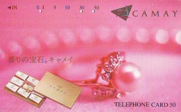 Télécarte Japon (667) JEWELRY- Ring Necklace  Diamond  PEARL -  SCHMUCK  BIJOUX - Bague  Collier  Diamant  PEARL - Mode