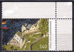 Liechtenstein, 2012,  Mi.1628,  Pfälzer Hütte. MNH ** - Nuovi