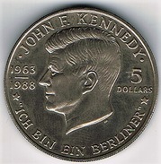 NIUE : 5 Dollars1988 - JF Kennedy - Niue