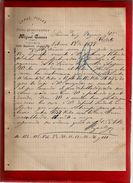 Courrier Espagne Lanas Pieles Y Polvo Preservativo Miguel Gomez Vitoria 19-02-1897 - écrit En Espagnol - Spain