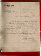 Courrier Espagne José Miguel Olivan Plaza Del Arzobispo Burgos 4-08-1897 - écrit En Espagnol - Spanje