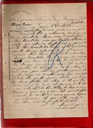 Courrier Espagne Lanas Pieles Y Polvo Preservativo Miguel Gomez Vitoria 29-?-1897 - écrit En Espagnol - Espagne