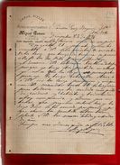 Courrier Espagne Lanas Pieles Y Polvo Preservativo Miguel Gomez Vitoria 25-12-1896 - écrit En Espagnol - Spanien