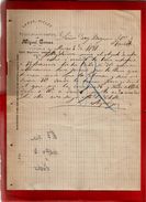 Courrier Espagne Lanas Pieles Y Polvo Preservativo Miguel Gomez Vitoria 5-03?-1898 - écrit En Espagnol - Spain