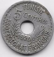Tunisie 5 Centimes 1920 - Altri – Africa