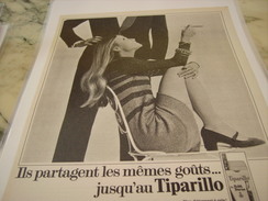 ANCIENNE PUBLICITE CIGARETTES TIPARILLO 1970 - Autres & Non Classés
